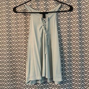 Halter Neck Flowy Tank Top